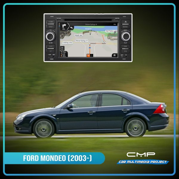 FORD Mondeo (2003-2007) 7″ multimédia (fekete)