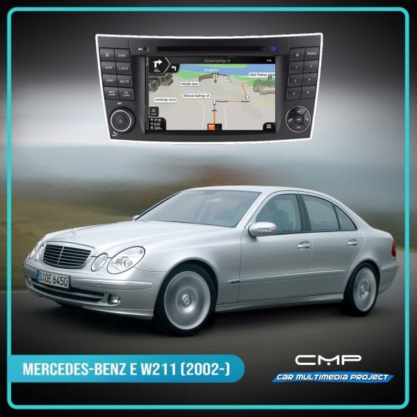 MERCEDES-BENZ E-CLASS W211 (2002-2009) 7″ multimédia