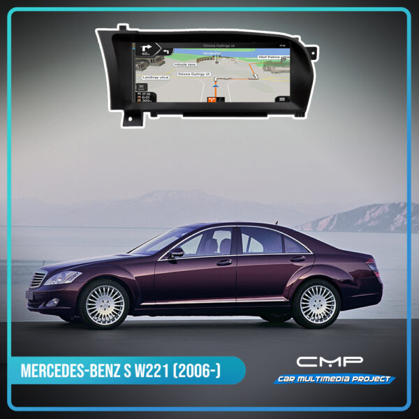 MERCEDES-BENZ S CLASS W220 (1999-) 9-10,2″ multimédia